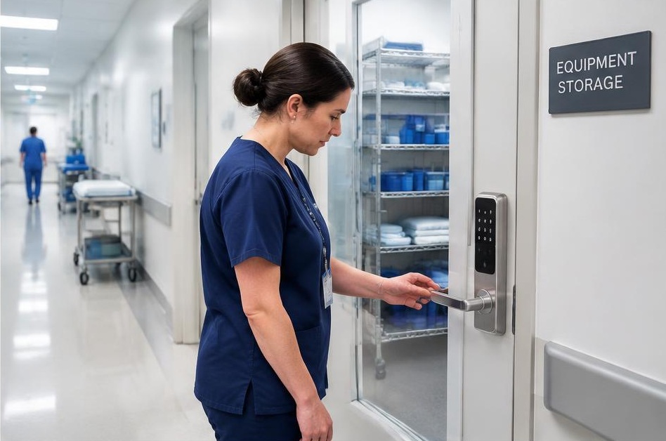 Illustrative smart access for healthcare