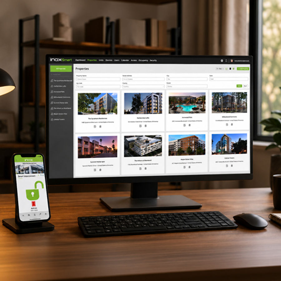 INOX Smart SaaS Web Portal — Web management
